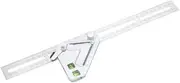 OSALADI Carpenter Square Precision Square Folding Ruler Protractor Woodworking Tool Metalworking Tool