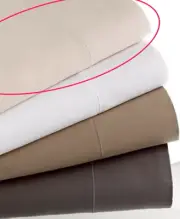 HOTEL COLLECTION 700 THREAD COUNT MICRO COTTON QUEEN FLAT SHEET IVORY MSRP $200
