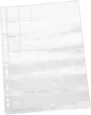 COOPHYA 10 Sheets Coin Storage Pages Coin Binder Inserts for Collectors for Organizing and Protecting