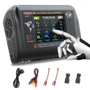 T400 Pro Lipo RC Battery Charger DC 400W AC 200W 12A 1S-6S Fast Balance Charger