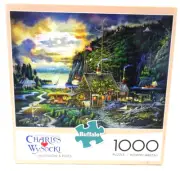 Charles Wysocki 1000 Pieces Jigsaw Puzzle Moonlight & Roses Buffalo SEALED BOX