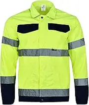 BWOLF Jinx High Visibility Jacket Men's Summer Reflective Work Jacket Men's Work Jacket Men Reflective Work Jacket Men's Summer Work Jacket Men's Reflector