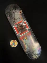 RARE Tony Pac Hawk 2Pac HOLOGRAPHIC Bones Brigade Skateboard Deck Chicken Skull