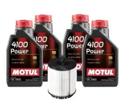 4L Motul 4100 POWER 15W50 Wix XP Filter Engine Motor Oil Change Kit API SL/CF