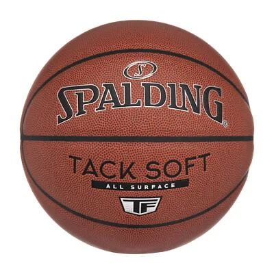 Spalding Tack Soft Basketball Size 7 29.5 Inch Indoor Outdoor Game Ready Ball