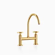 Dornbracht VAIA Two-hole bridge mixer for rinsing/Profi spray 19825809-28 Brushe