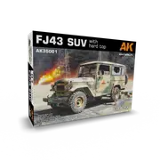 AK Interactive 1/35 FJ43 Suv With Hard Top Plastic Model Kit
