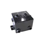 Aeroflow Fabricated Alloy Tank 1.4L Capacity 5"L X 5"W X 4" Black Finish