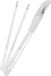 Hoement Tattoo Marker Pen Gel Brush Eyeliner Stencil Gel Ink Pens Glitter Gel Pens Tattoo Pen Pink Pens Brow Pen Fake Tattoo Painless Tattoo Tattoo Caps Plastic White