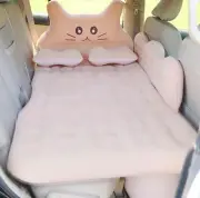 Cat Inflatable Car Air Mattress Bed - SUV Truck Air Back Seat Camping, 2 Pillows