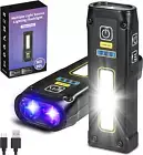 DARKBEAM UV Flashlight 365+395 Blacklight, LED EDC Flashlights High Lumen USB C