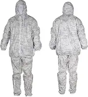 [Free2Buy] Winter Multicam Alpine Hunting Tactical Suit Camouflage Clothing Army Sniper Military Including Jacket, Pants, Carry Bag Suitable for Unisex (M/L/XL/XXL/XXXL)