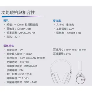 INTOPIC 廣鼎 JAZZ-ANC100 主動式降噪 耳罩式 藍牙耳機 有線耳機 耳機 耳機麥克風 光華商場