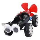 DIY Wind Power Car Assemble Science Model Materials Kits School Projects Toy _mo
