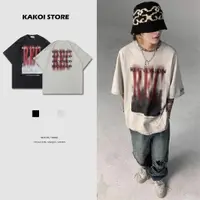 在飛比找蝦皮購物優惠-【KAKOI STORE】煙霧迷漫 水洗 渲染 字母 潮流 