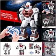 2.4GHz Remote Control Intelligent Ape Gesture Spray Robot Kids RC Preschool Toy