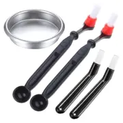 Coffee Machine Brush Cleaner 4Pieces Coffee Machine Brush with 58mm Blind Filter
