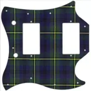 SG Standard Pickguard Custom Gibson Graphical Guitar Pick Guard Tartan Johnstone
