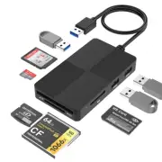 USB 3.0 Multi Card Reader, 8 in 1 SD Card Reader Hub Adapter for SD/TF/CF/XD/...