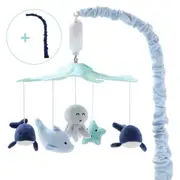 The Peanutshell Baby/Infant Musical Nursery Crib/Cot Hanging Mobile Sealife 0y+