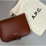 YU選🇯🇵A.P.C 法國製 牛皮 零錢包 卡夾 錢包 財布 👛