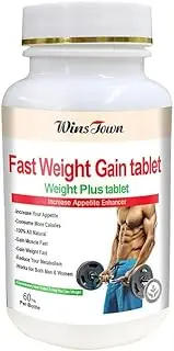 Natural Fast Weight Gain Tablet For Both Men Women Weight Plus Tablet Increase Appetite Enhancer 60 Pills