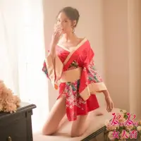 在飛比找momo購物網優惠-【BoBo 女人香】日本和服 角色扮演 日式櫻花浴衣 情趣制