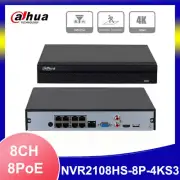 Dahua NVR2108HS-8P-4KS3 8CH 8PoE 1SATA NVR 4K 8MP H.265+ Network Video Recorder