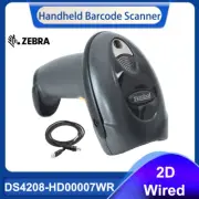 Zebra Symbol DS4208-HD00007WR High Density 2D Handheld Barcode Scanner USB Kit