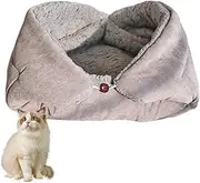Cat Bed, Kitten Bed | Sleeping Bag 2 in 1 Small Dog Bed, Warm House, Cat Blanket, Washable Sofa Bed, Sleeping Hideaway for Small Dogs and Cats