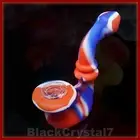 5 inch Unbreakable Red Blue Silicone Sherlock Tobacco Smoking Bowl Pipes