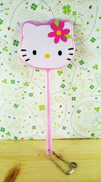 在飛比找樂天市場購物網優惠-【震撼精品百貨】Hello Kitty 凱蒂貓-手拿鏡-粉波