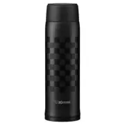 ZOJIRUSHI Mug Bottle Screw Ichimatsu Black 480ml SM-NAE48SA-BZ