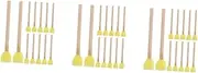 3sets Boys and Girls Foam Sponge Paint Brushes Art Sponges for Painting for Kindergarten Home Art Classes 30pc*3