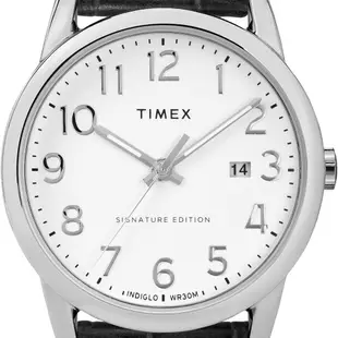 【TIMEX】Easy Reader系列 簡約風尚手錶(白/黑 TXTW2R64900)