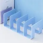 4 Grid Divider Book Stand Bookshelf Desk File Sorter Desktop Bookends Office