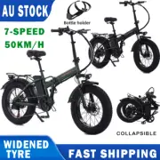 2000W Portable Electric Bike Scooter Foldable Bicycle48V 25AH Lithium Battery✈️