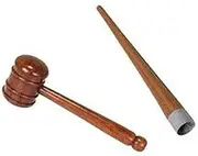 Kalindri Sports Set of Wodden Cricket Grip Applicator Gripper Cone and Knocking Mallet/Hammer