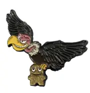 Vulture with GLITTER peccy Amazon Employee Peccy Pin