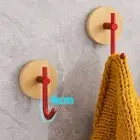 Waterproof Clothes Hats Holder Punch Free Coat Storage Rack Key
