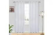 Harper Sheer Eyelet Curtain 220cm or 250cm Drop