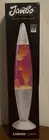 Jambo 16.3” Liquid Lava Lamp - Purple with Yellow/Orange Wax & Silver Base
