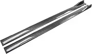 2m Car Side Skirt Splitter Extension Rocker Panels Winglet Bumper Compatible For HONDA CIVIC Accord 9TH 10TH FIT Jazz(Carbon Fiber Look)