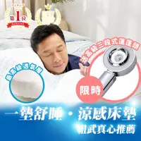 在飛比找ETMall東森購物網優惠-寶媽咪【謝祖武推薦】高回彈涼感可水洗雙人床墊 限時買就送三段