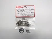 Kyosho 1-S33015HT, Flat Head Screw (Hex/Titanium/M3x15/8Pcs). NIP
