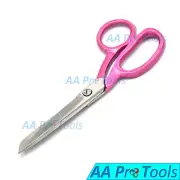 7" HEAVY DUTY STAINLESS STEEL TAILOR UPHOLSTERY SCISSORS Shears Sewing Pink