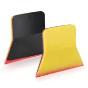 2 Vinyl Car Window Tint Paint Film Install 4" Scraper 3-ply Rubber PPF Squeegees