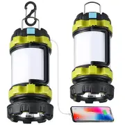 2 Pack Camping Lantern, Outdoor Led Camping Lantern, Rechargeable Flashlights...