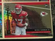2019 unparalleled rookie refractor rc mecole hardman jr. chiefs georgia invest
