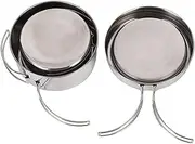 GAROZATION Portable Camping Cookware Set 2-Person Stainless Steel Pot Pan Compact Design Easy to Carry for Outdoor and Home Use
